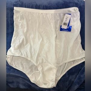 NEW CAROLE Sz 11 Panties Undies Flattering Fit Cotton Brief Style 625 White USA